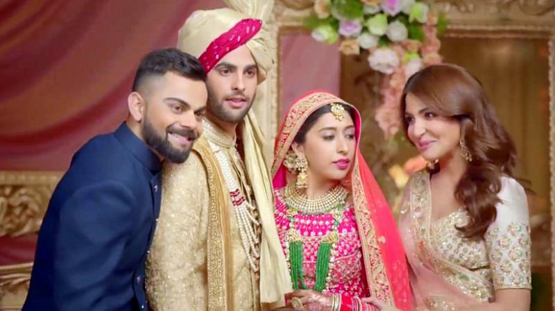 In the ad, Virushka leaves no stone unturned to warn their soon to be married friends about the realities of marriage.