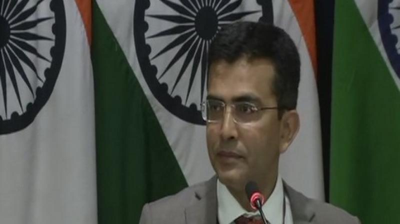 MEA spokesperson Raveesh Kumar further said that the situation concerning Choksis nephew, Nirav Modi, was similar and that they were awaiting a response from the UK Central Authority. (Photo: ANI)