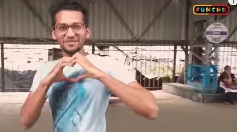 The video, shot by Shyam Sharma (24), Dhruv (23) and Nishant (20) had gone viral on social media after it was uploaded a week ago and had been viewed by over 1.5 lakh people. (Photo: Youtube screengrab)