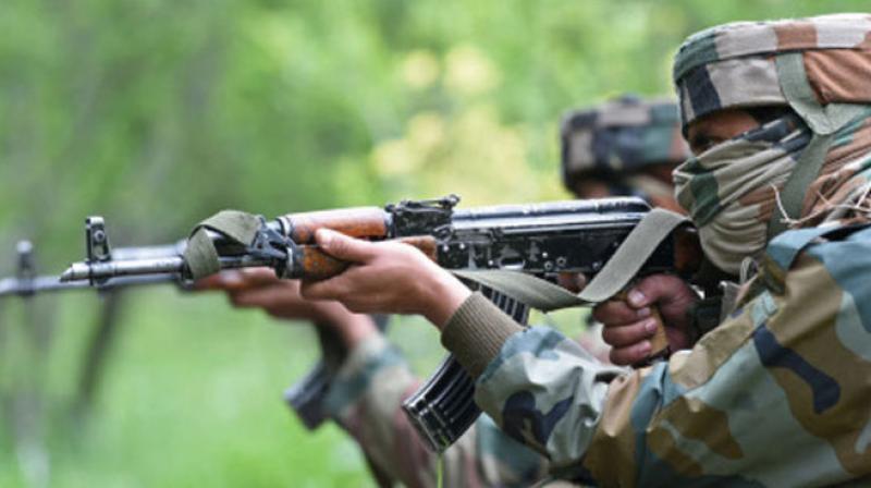 The firefight between security forces and insurgents occurred at 4:45 hours in the morning. (Photo: PTI/Representational)