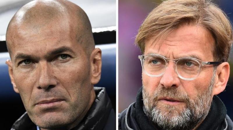 Zinedine Zidane and Jurgen Klopp