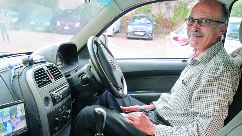 Absan Pasha, the brain behind Traffic Sense in Hyderabad, retired from the mental health sector in England.