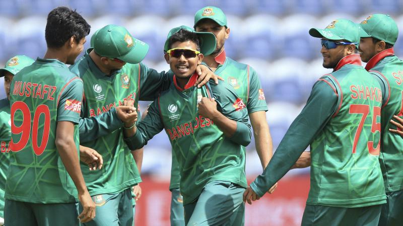 Australias loss enabled Bangladesh, who had stunned New Zealand the previous day, to advance at their expense and the Tigers are keeping their feet firmly planted on the ground after reaching the last four of a global tournament for the first time.(Photo: AP)