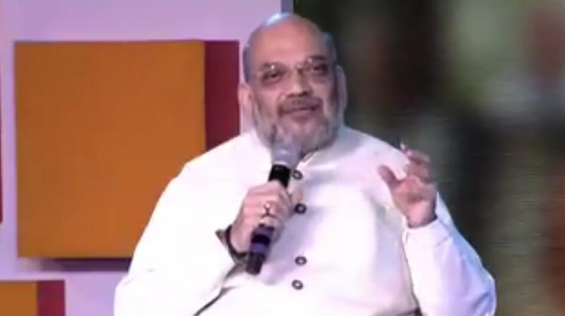 BJP President Amit Shah also said he was sure that the Shiv Sena will be with the BJP in the next Lok Sabha elections. (Photo: Twitter | @BJP4IndiaFile)