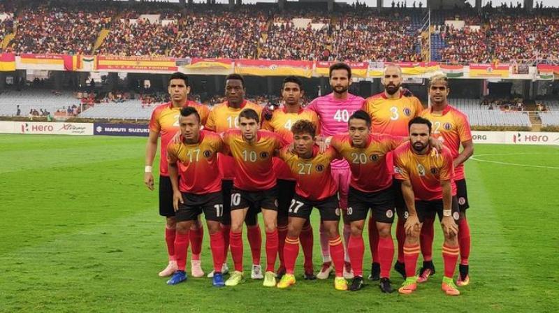 East Bengal are currently in second spot on the I-League table with 32 points from 16 matches, five points adrift of leaders Chennai City FC with a game in hand. (Photo: Twitter / East Bengal)
