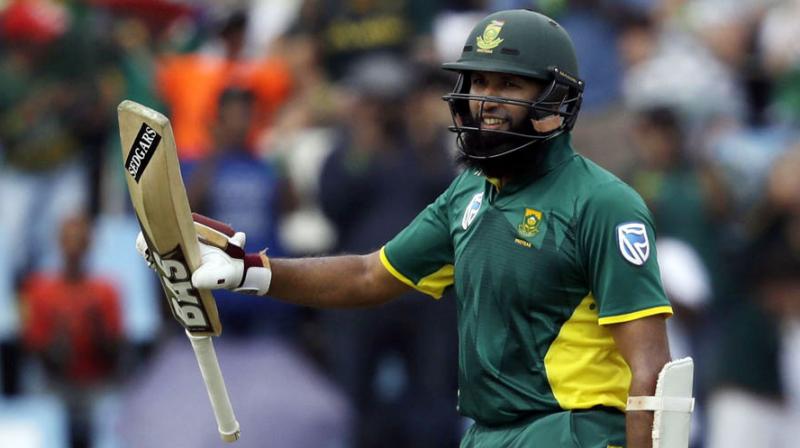 Amla, who has been one of South Africas most consistent top order batsmen over the years, notched up the 24th ODI century of his career with 154 off 134 balls. (Photo: AP)