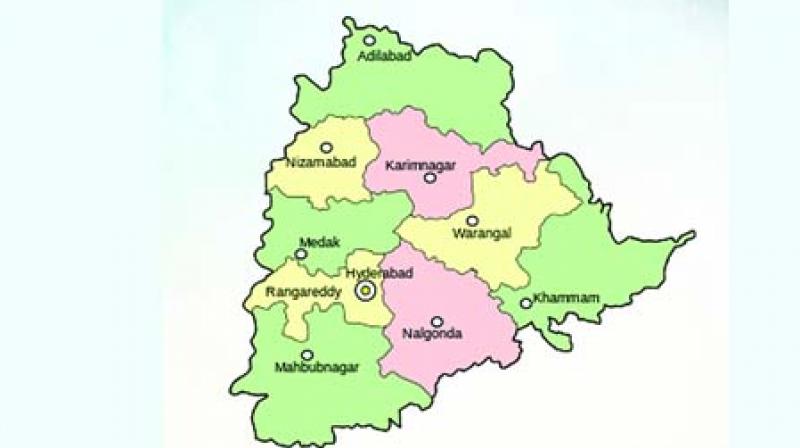 8 out of 10 districts in Telangana has received deficit rainfall so far.