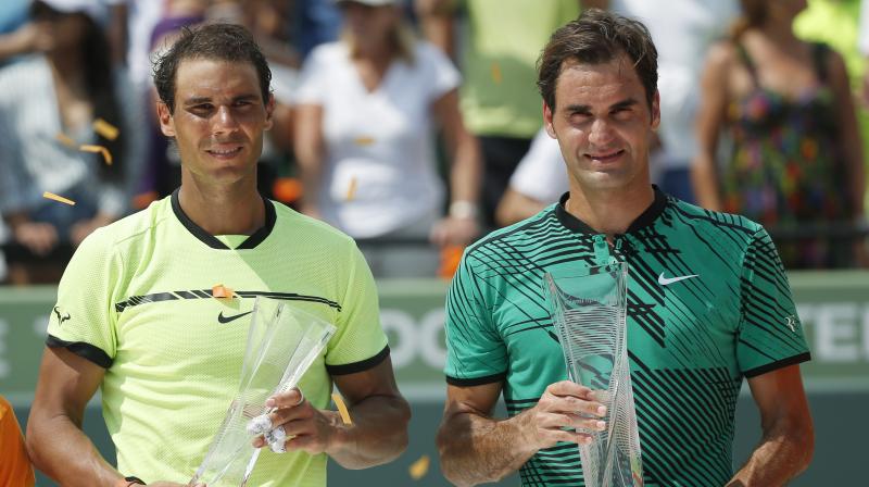Roger Federer, who has beaten Rafa Nadal in Australian Open, Indian Wells and now in Miami Open this year, has now won his last four meetings between the pair. (Photo: AP)