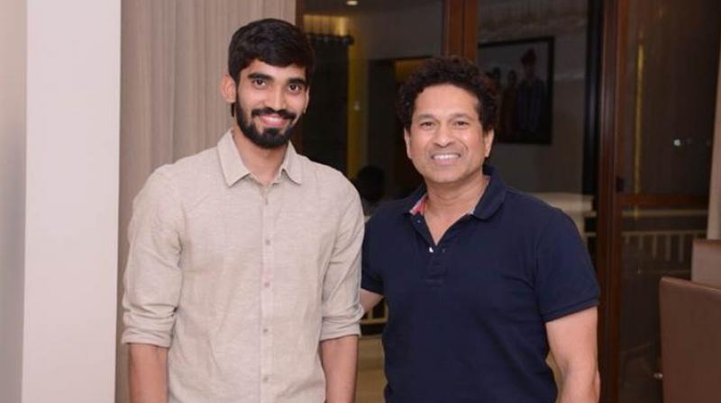 Srikanth took to twitter and thanked cricket icon Sachin Tendulkar for his kind words back in 2015 which help him reach the top. (Photo: Twitter)
