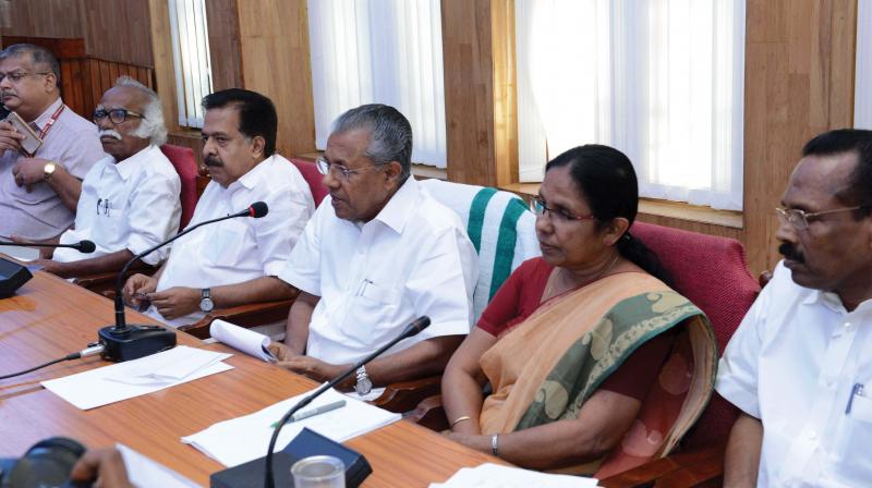 CM Pinarayi VijayanChief Minister Pinarayi Vijayan chairs the all-party meet on Nipah on Monday.