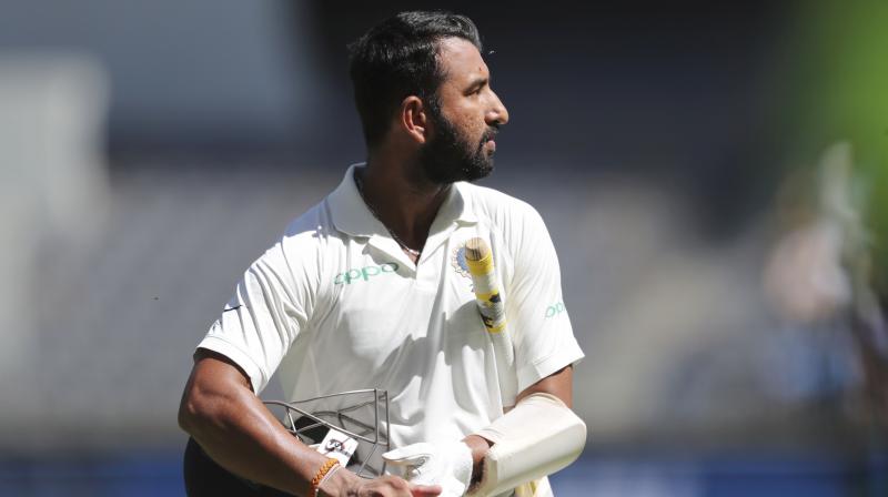 Pujara played two match-winning, unbeaten knocks in the quarterfinal and semifinal against Uttar Pradesh and Karnataka respectively, to guide Saurashtra into the summit clash. (Photo: AP)