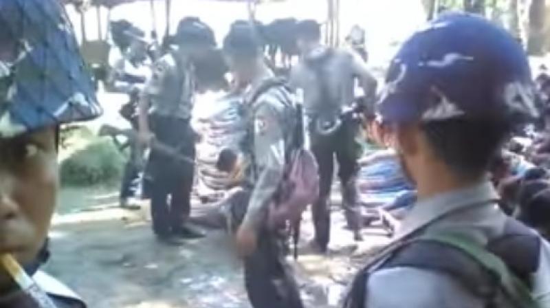 Dozens of videos have emerged apparently showing security forces abusing Rohingya, but this is the first time the government has said it will take action over them. (Photo: Youtube grab)