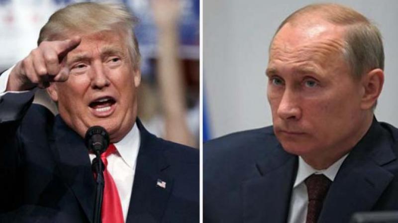 US President Donald Trump and Russian President Vladimir Putin. (Photo: AP)