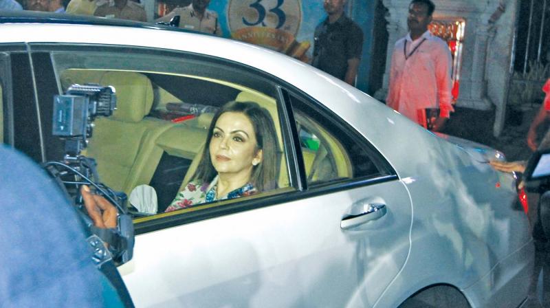Nita Ambani, chairperson and founder of Reliance Foundation, paid a visit to Apollo Hospital in Chennai to enquire about Chief Minister Jayalalithaas health. (Photo: DC)