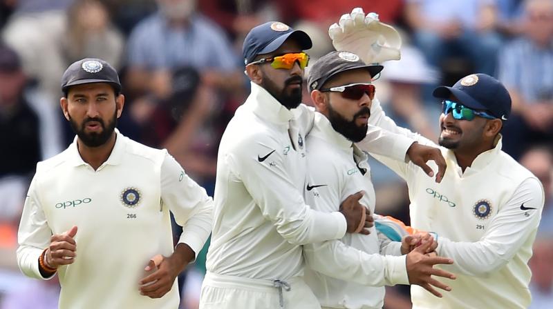 Save skipper Virat Kohli (544 runs in 4 Tests) and partially Cheteshwar Pujara, most of the Indian batsmen could not perform up to their potential as England have already clinched the series with a 3-1 lead. (Photo: AFP)