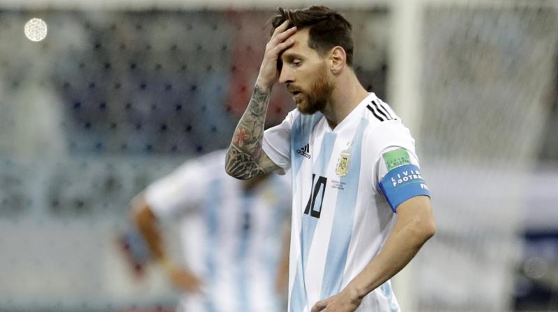 Rajoub had demanded that Barcelona star Messi not take part in the pre-World Cup friendly against Israel scheduled for June 9 and called on fans to burn shirts bearing his name if he did.(Photo: AP)