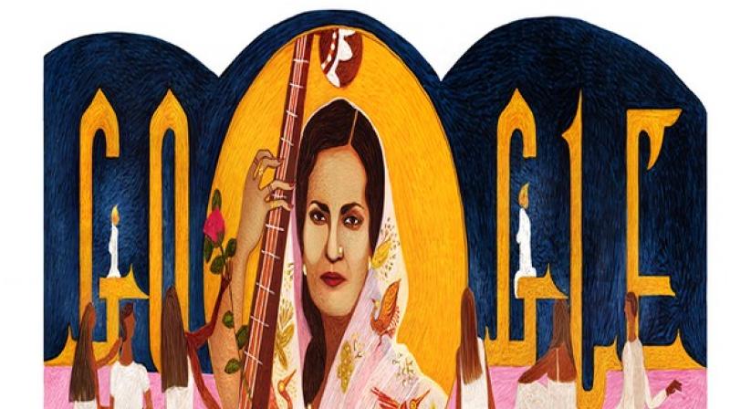 Google pays tribute to Begum Akhtar on 103rd birth anniversary with doodle