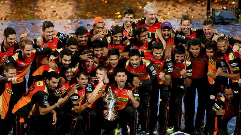 David Warner led Sunrisers Hyderabad (SRH) to IPL victory in 2016, and the Men in Orange will open their campaign against Rajasthan Royals at home on April 9. (Photo: BCCI)