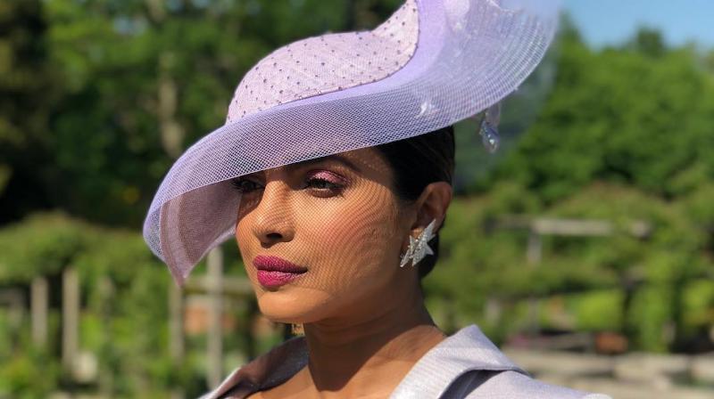 Priyanka Chopra at the royal wedding.