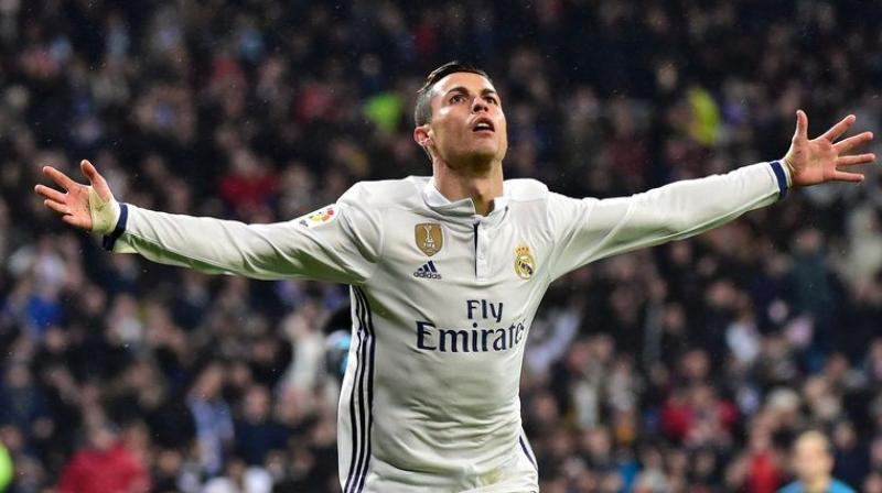 Cristiano Ronaldo has helped Real win the Champions League thrice, scoring twice in Mays final as they became the first club to retain the title, and he is also the competitions record goal scorer with 105 strikes.(Photo: AFP)