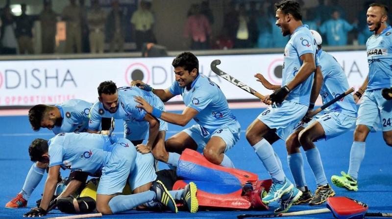 It was a great exhibition of attacking hockey from both the sides as the regulation time yielded as many as six goals, three each from either side. (Photo: Hockey India)