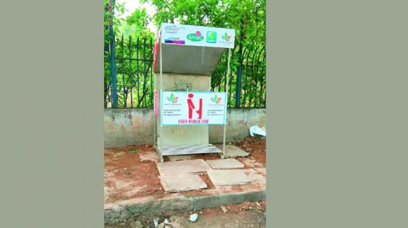 The second stainless steel toilet at Mint compound.	(Photo: DC)