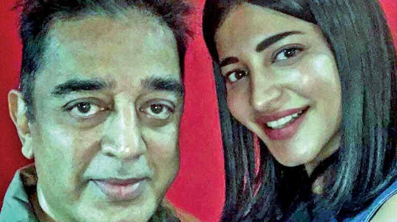 Shruti with Kamal