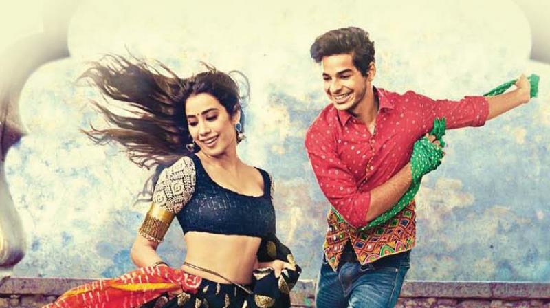 The first look poster for Dhadak.
