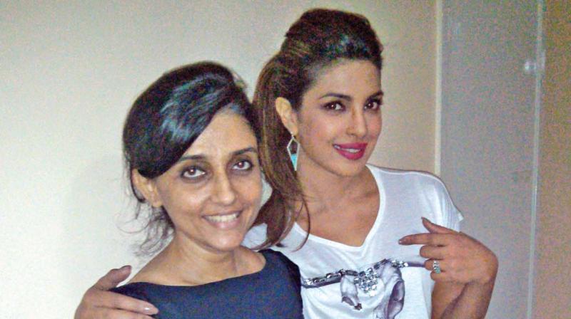 Ami with Priyanka Chopra.