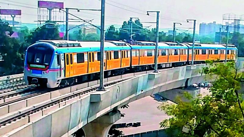 Trial runs between Sangeet Circle to Iskon temple recently (Photo: DC)