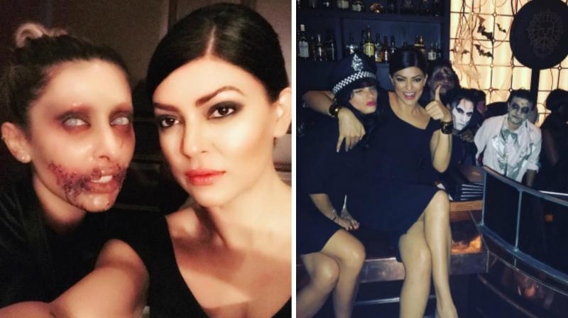 The pictures Sushmita shared on Instagram.