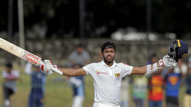 Kusal Mendis put on 191 runs for the second wicket with opener Dimuth Karunaratne (92 not out) before falling to paceman Hardik Pandya for 110 just before stumps on day three.(Photo: AP)