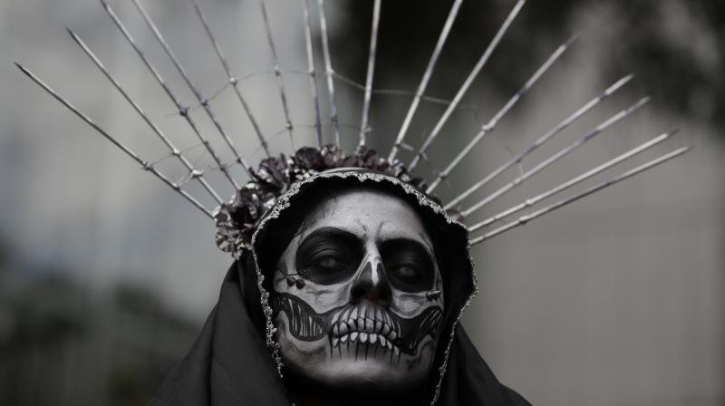Skeletons come out of the closet before Mexicos Day of the Dead