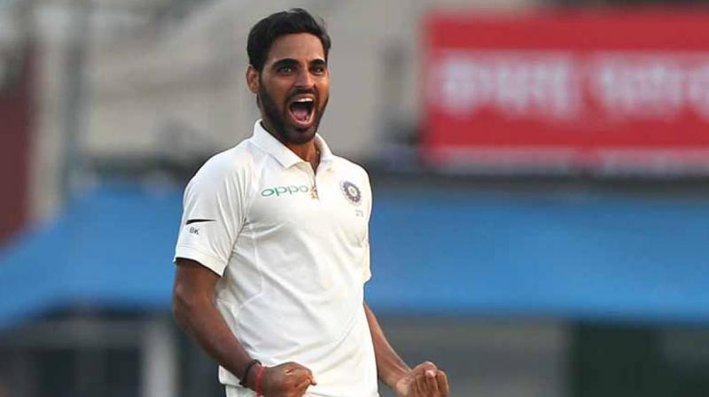 The extra bounce will be a welcome change but bowling with the red Kookaburra ball \will be a challenge\ in the three-match Test series against South Africa, reckons India pacer Bhuvneshwar Kumar.(Photo: BCCI)