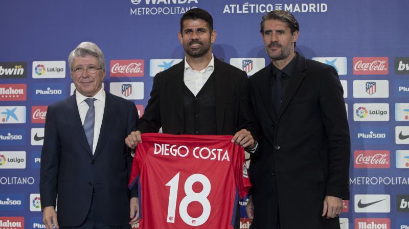 It was in September that Atletico Madrid announced the signing of Diego Costa from Chelsea. (Photo: AP)