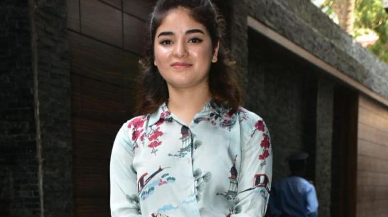 Zaira Wasim preferred to keep mum on the entire episode, even as she attended a golf event in Mumbai, along with Abhishek Bachchan. (Photo: DC)