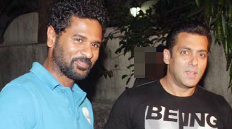 Salman Khan with Prabhudheva.