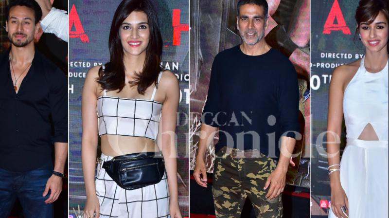 Akshay, Kriti and others attend Tiger-Dishas Baaghi 2 special screening