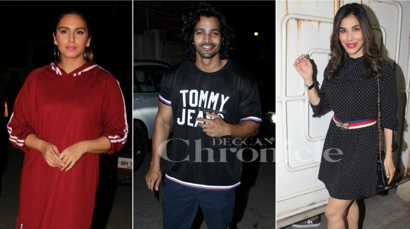 Harshvardhan, Huma, Sophie and other celebs attend Blackmail screening