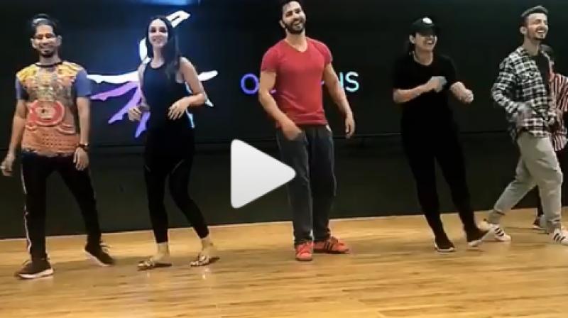 Varun Dhawan in the dance video. (Photo: Instagram)