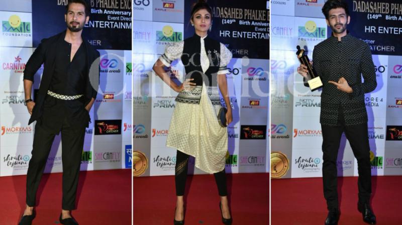 Shahid, Kartik, Shilpa up glam quotient at Dadasaheb Phalke Excellence Awards