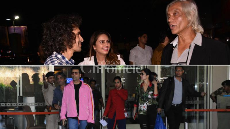 Daas Dev premiere: Imtiaz, Huma watch film; Karan, Katrina catch up