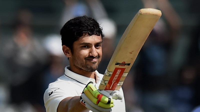 Karun Nair brings up his double ton as India punish England in the fifth and final Test in Chennai. (Photo: PTI)