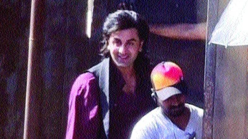Ranbir Kapoor, whos playing Bollywood star Sanjay Dutt in the upcoming biopic on the movie legend