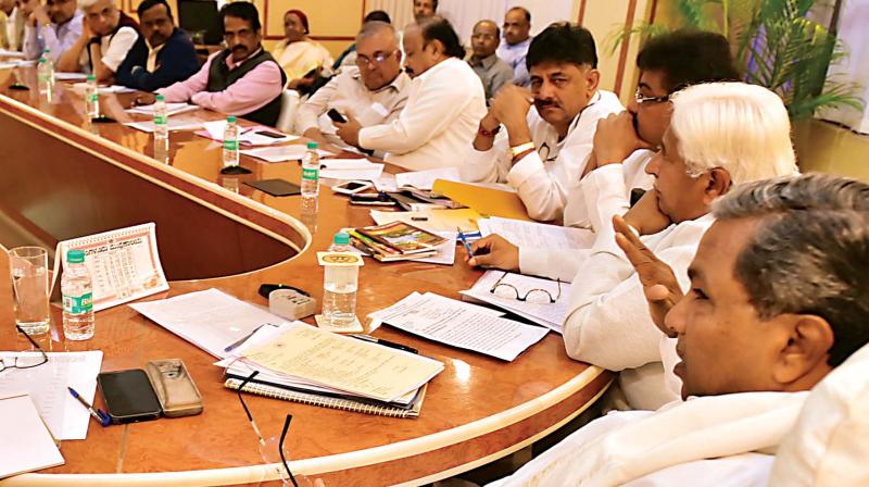 Upset with the BJPs charges, Mr Siddaramaiah is learnt to have held a meeting with Mr Shivakumar and officials of the energy department Sunday night to prepare the final report on the irregularities in the power deals during its years in office.
