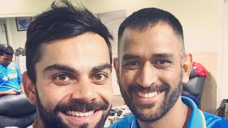 Virat Kohli, who is all set to take over from MS Dhoni as Indian cricket team skipper in limited-overs cricket, posted an emotional message for Dhoni after he stepped down as Indias ODI and T20 skipper. (Photo: Virat Kohli / Twitter)