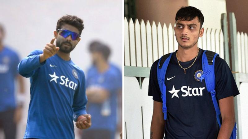 The All-India Senior Selection Committee on Tuesday named Axar Patel as the replacement for Ravindra Jadeja in the team for the 3rd Test, which starts from August 12, 2017, at Pallekele International Cricket Stadium. said BCCI. (Photo: AFP / PTI)
