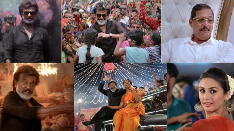 Screengrabs from the teaser of Kaala.