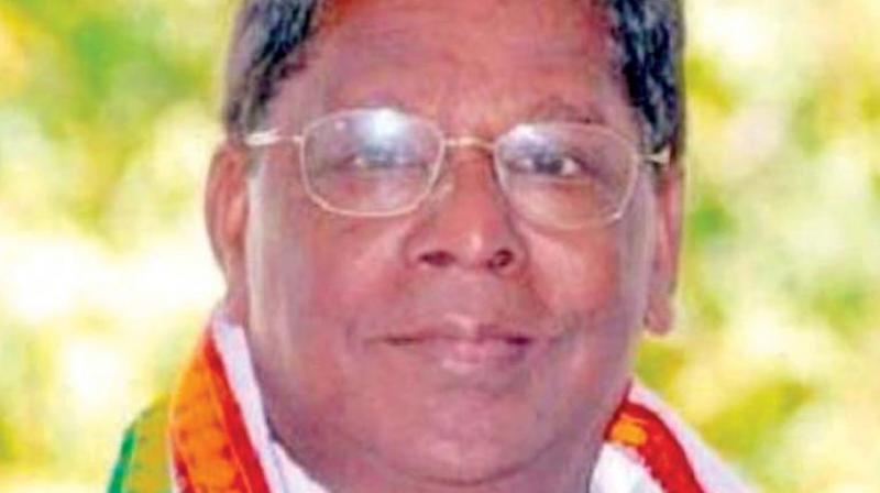 Puducherry chief minister V Narayansamy