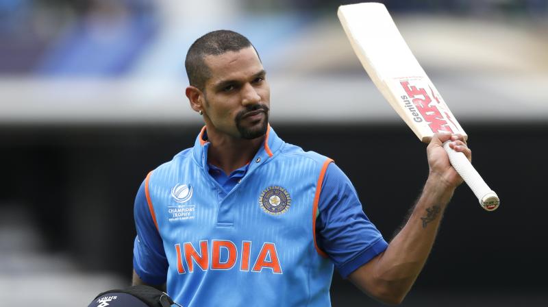 Shikhar Dhawans century guided India to 321-6 in their ICC Champions Trophy match against Sri Lanka. (Photo: AP)